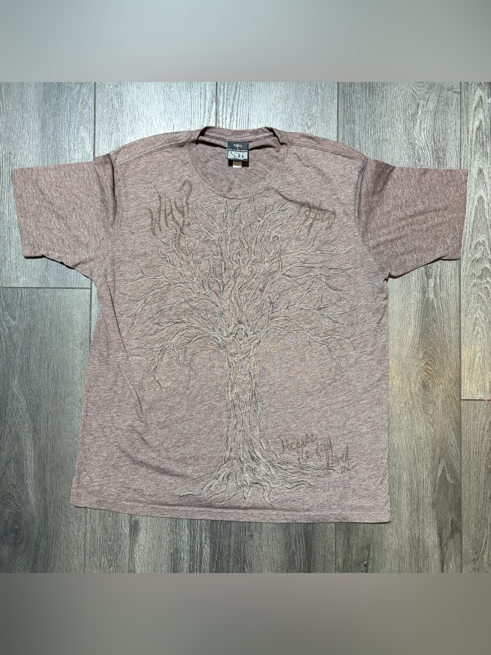 Not of This World Christian Graphic T-Shirt Brown Short Sleeve Men’s Size XL